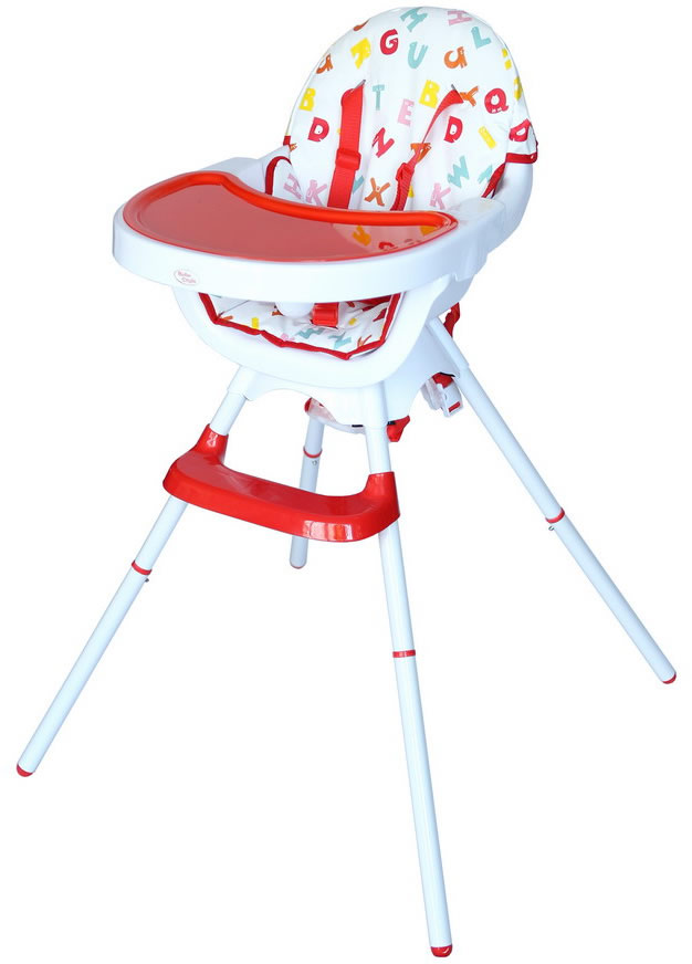 Deluxe 3 In 1 High chair - Red-0