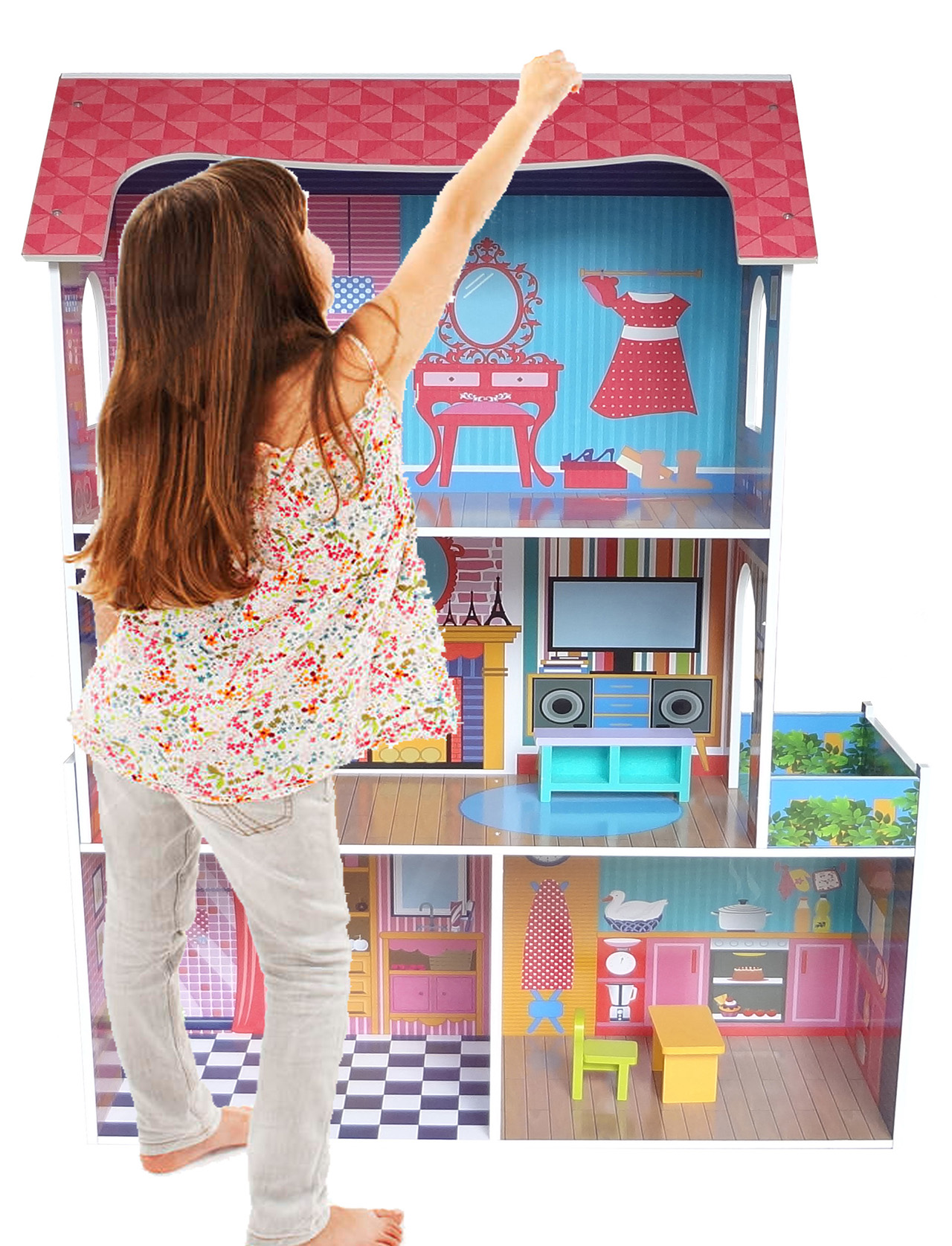 Kiddi Style Supreme Tall Doll Town House