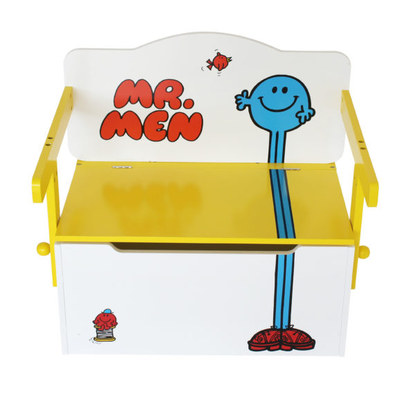 Mr Men - Convertible Toy Box + Bench & Table + Chair - Image 3