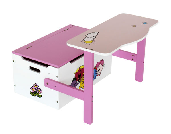 Little Miss - Convertible Toy Box + Bench & Table + Chair - Image 4