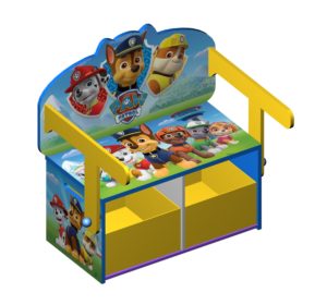 Paw Patrol Convertible Toy Box + Bench & Table + Chair